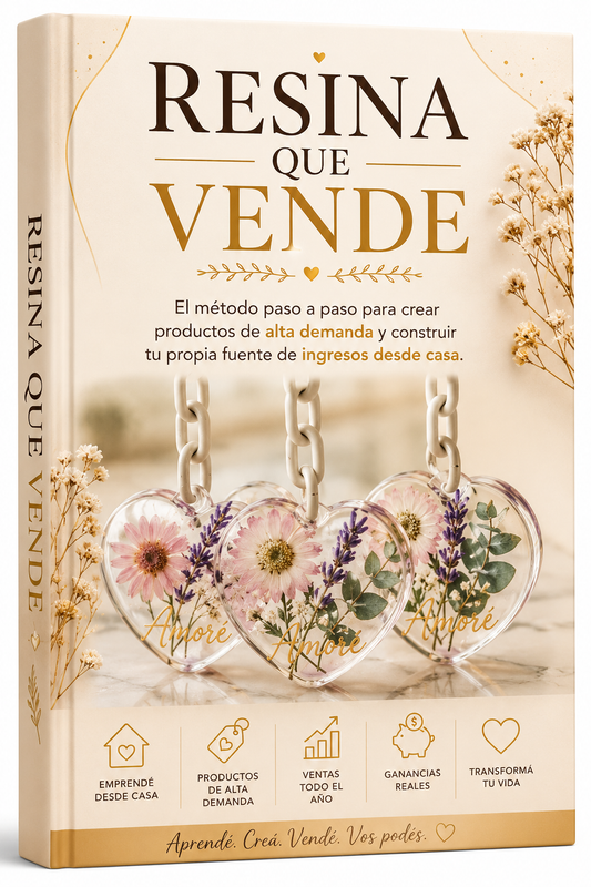 Resina que vende: Método completo para emprender desde casa